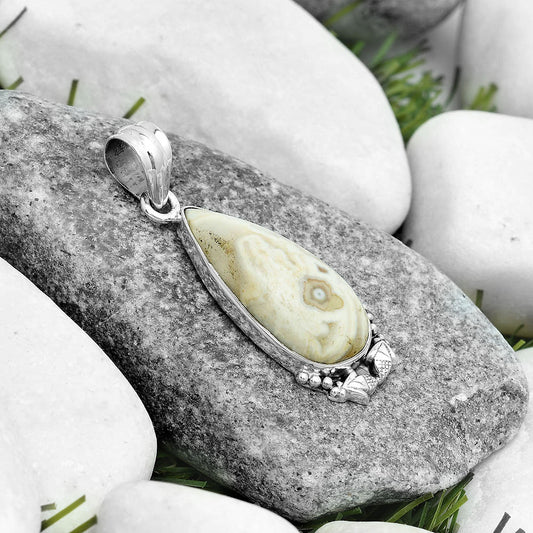 Natural Ocean Jasper - Madagascar Pendant P-1102 SDP123630