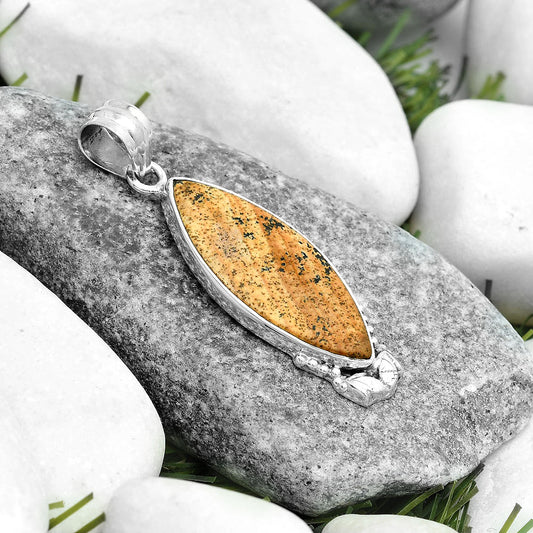 Natural Picture Jasper Pendant P-1102 SDP123632