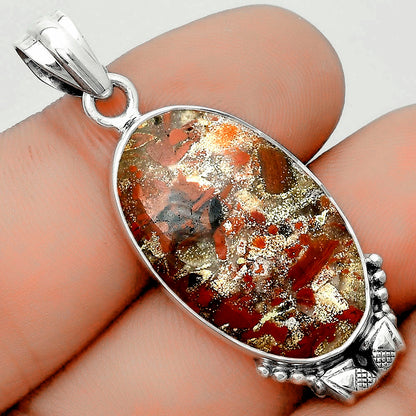 Natural Tabu Jasper Pendant P-1102 SDP123634