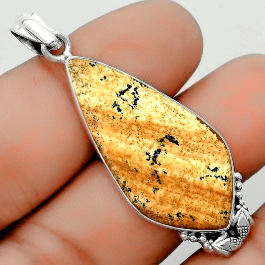 Natural Picture Jasper Pendant P-1102 SDP123639