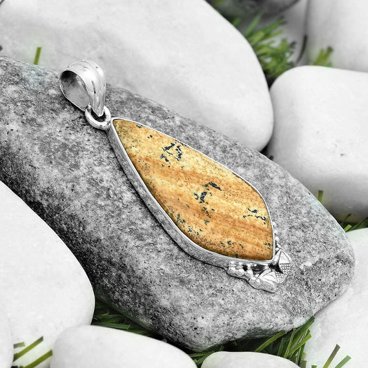 Natural Picture Jasper Pendant P-1102 SDP123639