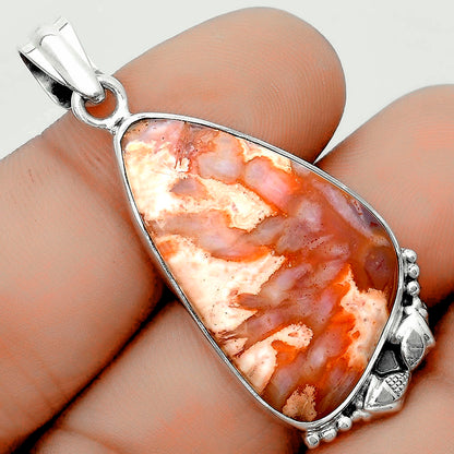 Natural Rosetta Picture Jasper Pendant P-1102 SDP123656