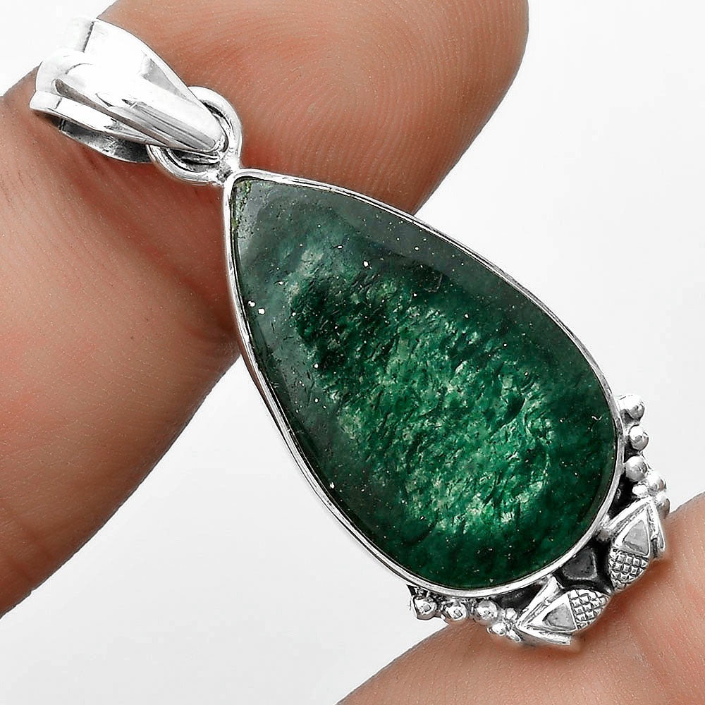 Natural Green Aventurine Pendant P-1102 SDP123660