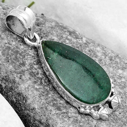 Natural Green Aventurine Pendant P-1102 SDP123660
