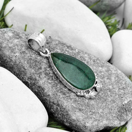Natural Green Aventurine Pendant P-1102 SDP123660