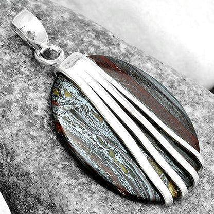 Natural Iron Tiger Eye Pendant P-1302 SDP123674