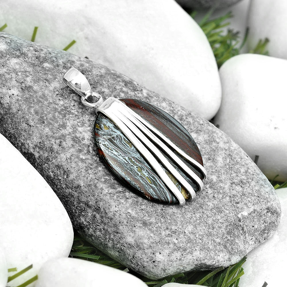 Natural Iron Tiger Eye Pendant P-1302 SDP123674
