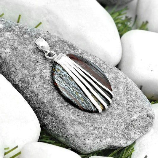 Natural Iron Tiger Eye Pendant P-1302 SDP123674