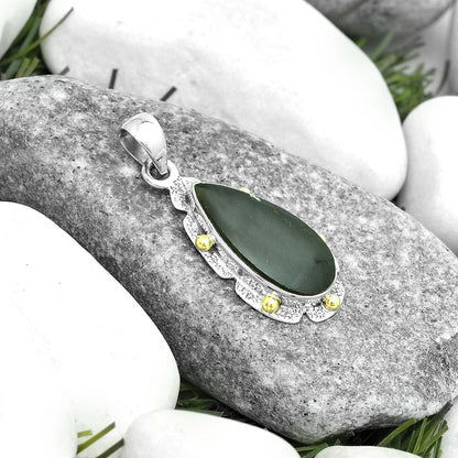 Natural Chrome Chalcedony Pendant P-1485 SDP123696