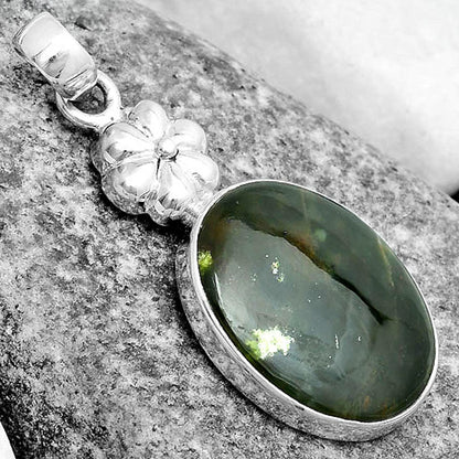 Natural Chrome Chalcedony Pendant P-1308 SDP123699