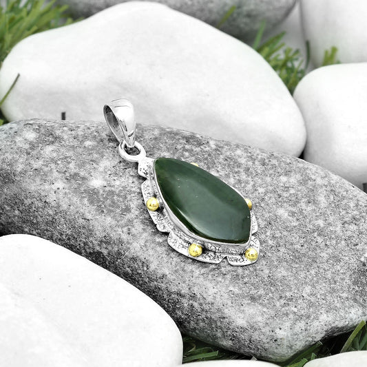 Natural Chrome Chalcedony Pendant P-1485 SDP123723