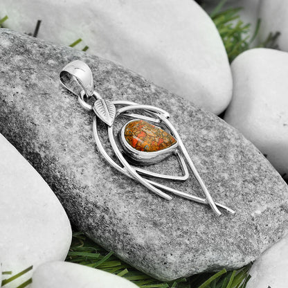 Natural Rare Cady Mountain Agate Pendant P-1504 SDP123748
