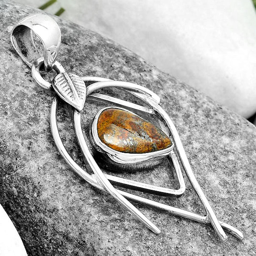 Natural Rare Cady Mountain Agate Pendant P-1504 SDP123762