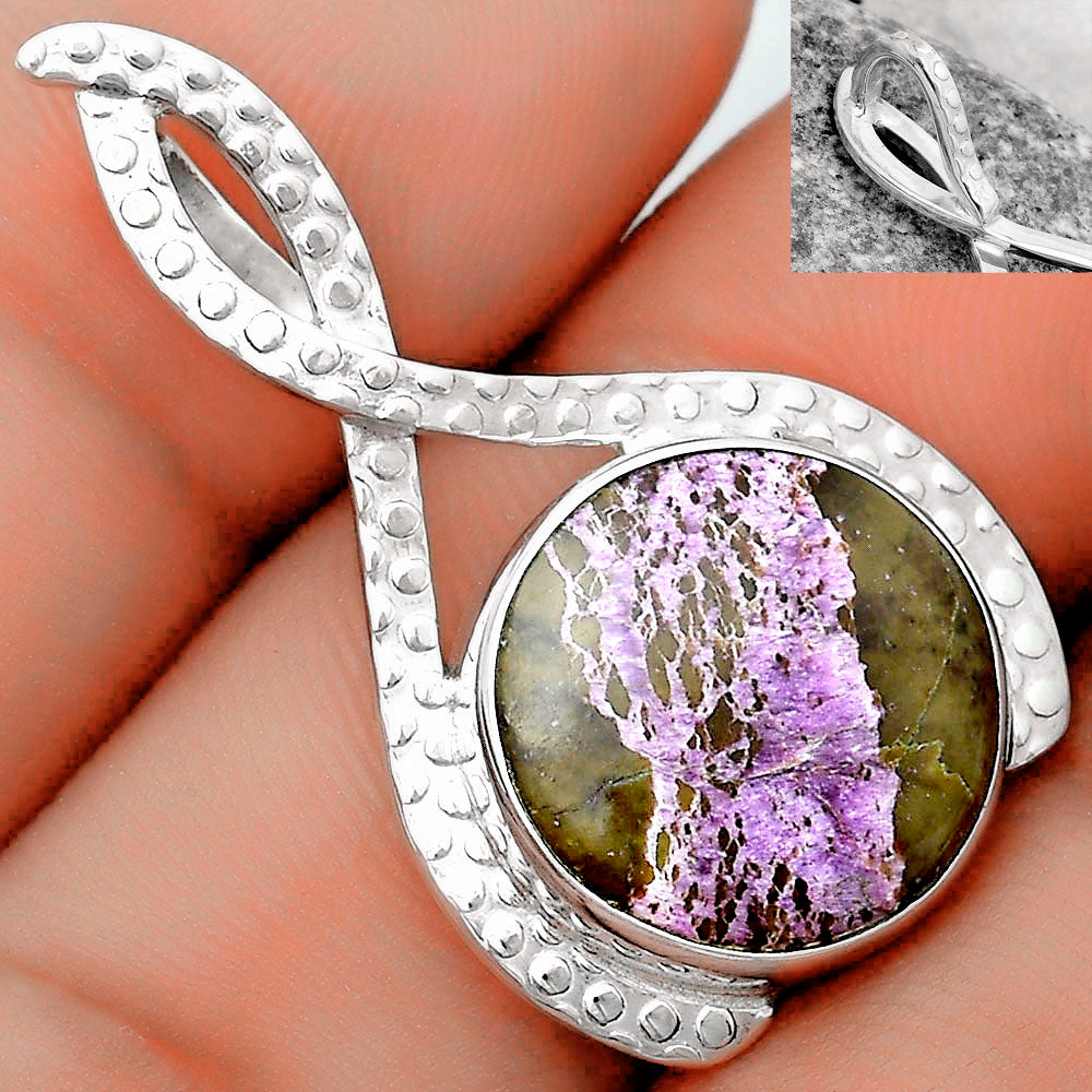 Natural Purpurite - South Africa Pendant P-1549 SDP123782