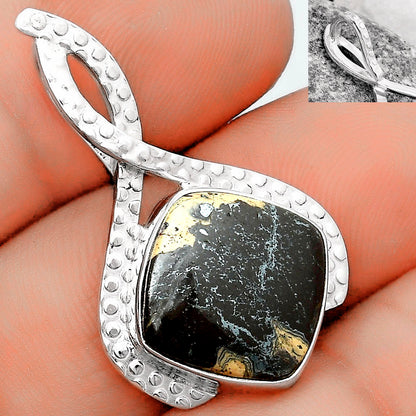 Natural Chocolate Jasper Pendant P-1549 SDP123795