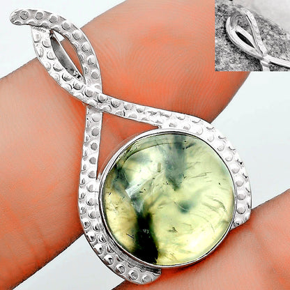 Natural Prehnite Pendant P-1549 SDP123796