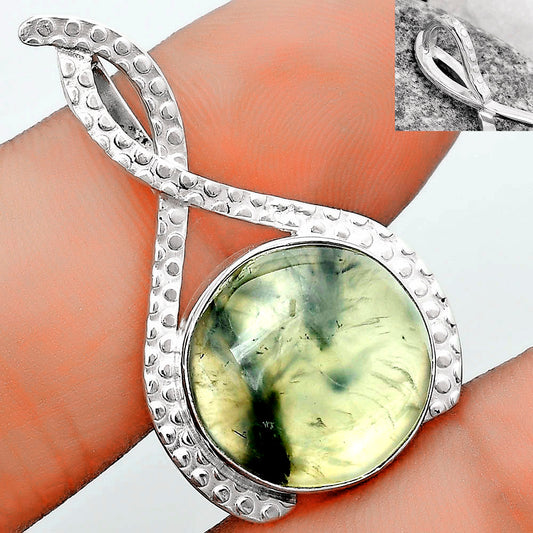 Natural Prehnite Pendant P-1549 SDP123796