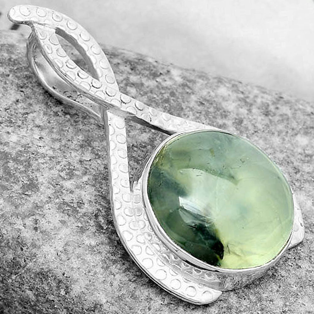 Natural Prehnite Pendant P-1549 SDP123796