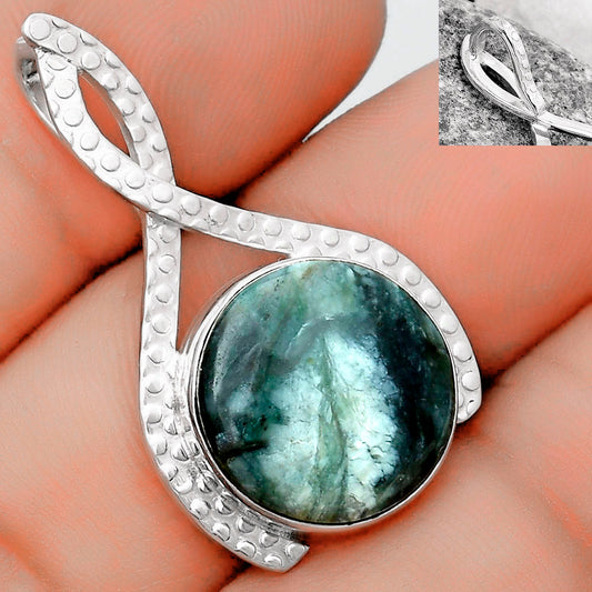 Natural Larsonite Jasper Pendant P-1549 SDP123808