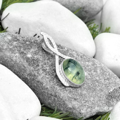 Natural Prehnite Pendant P-1549 SDP123816