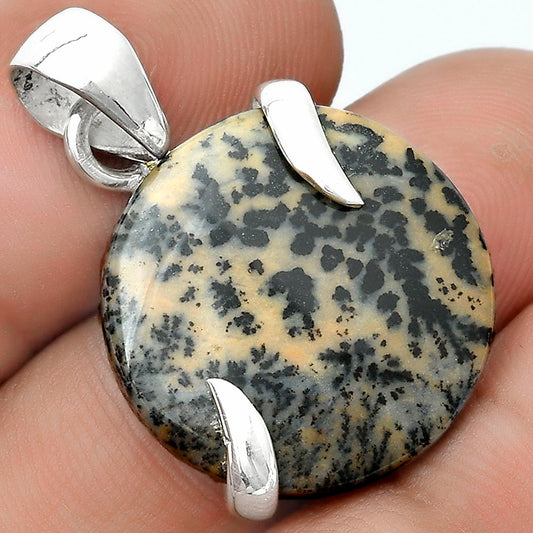 Natural Russian Honey Dendrite Opal Pendant P-1560 SDP123832