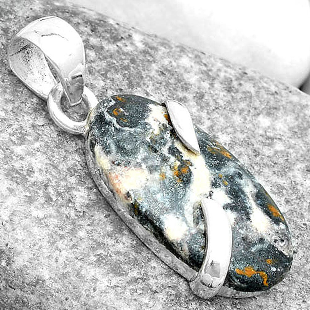 Natural Indian Blanket Jasper Pendant P-1560 SDP123848