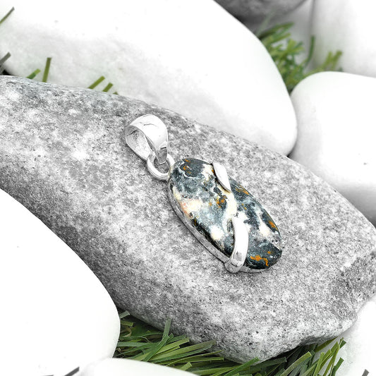 Natural Indian Blanket Jasper Pendant P-1560 SDP123848