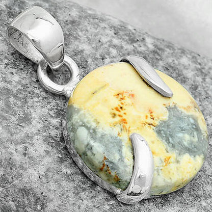 Natural Maligano Jasper - Indonesia Pendant P-1560 SDP123849