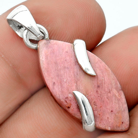 Natural Pink Tulip Quartz Pendant P-1560 SDP123854