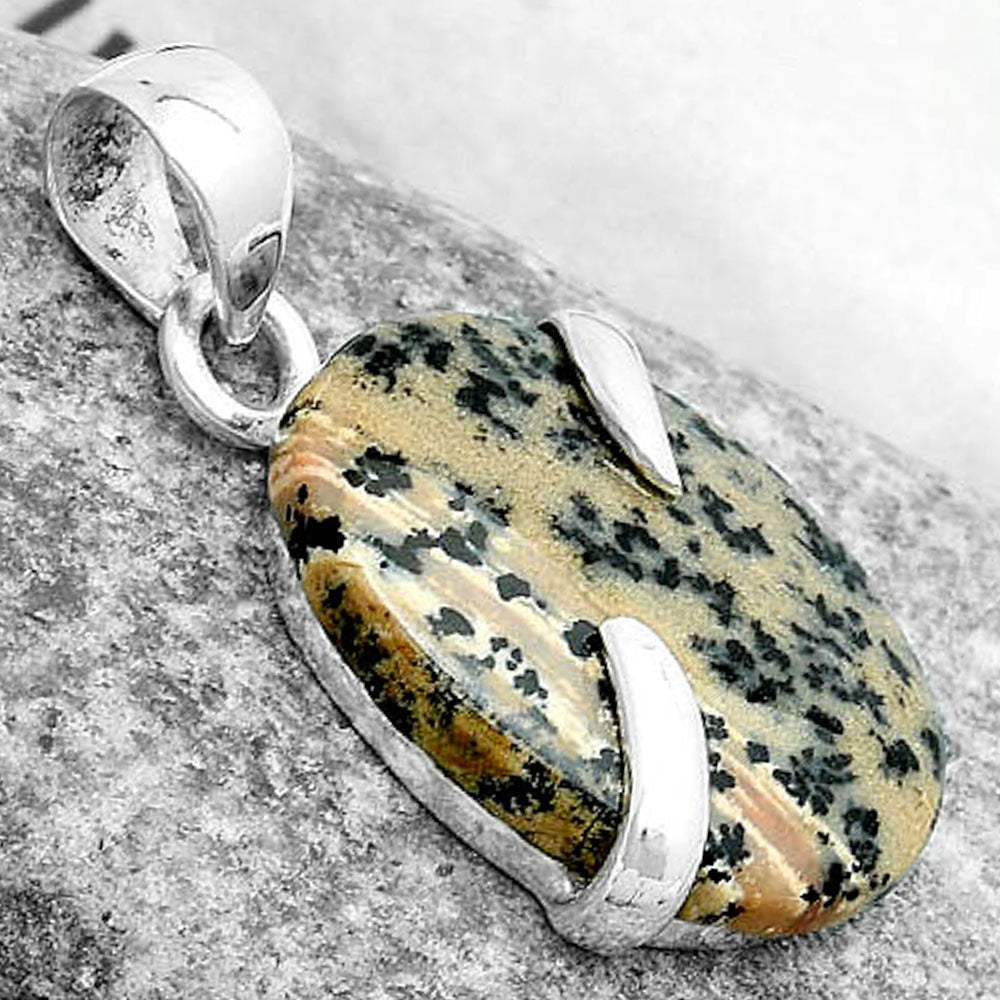 Natural Russian Honey Dendrite Opal Pendant P-1560 SDP123855