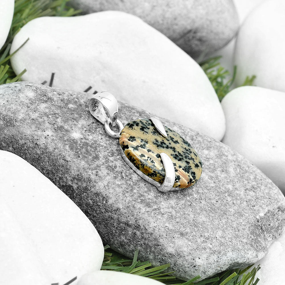 Natural Russian Honey Dendrite Opal Pendant P-1560 SDP123855