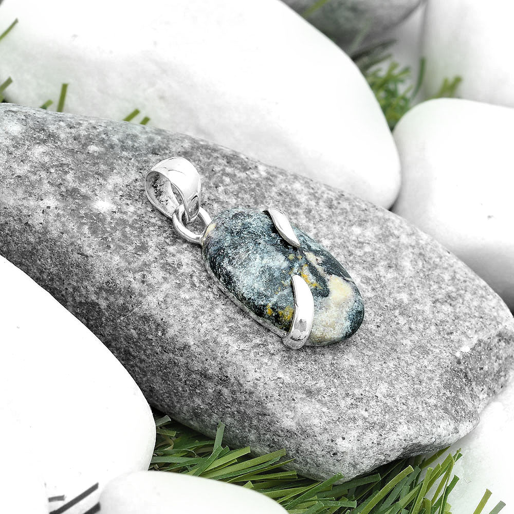 Natural Indian Blanket Jasper Pendant P-1560 SDP123860