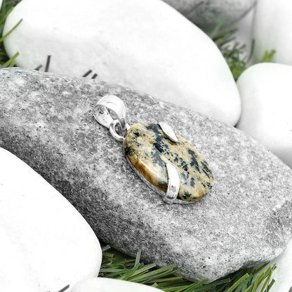 Natural Russian Honey Dendrite Opal Pendant P-1560 SDP123862