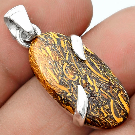Natural Coquina Fossil Jasper - India Pendant P-1560 SDP123863