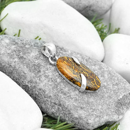 Natural Coquina Fossil Jasper - India Pendant P-1560 SDP123863