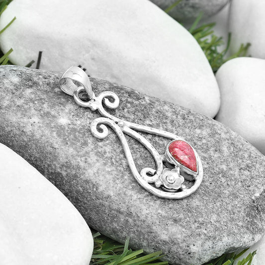 Natural Pink Thulite - Norway Pendant P-1714 SDP123872