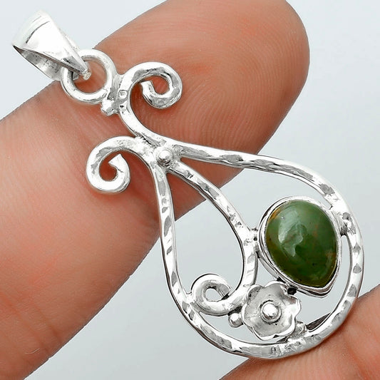 Natural Chrome Chalcedony Pendant P-1714 SDP123874