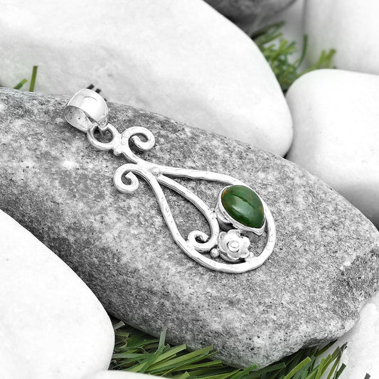 Natural Chrome Chalcedony Pendant P-1714 SDP123874