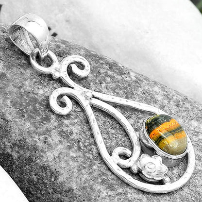 Natural Indonesian Bumble Bee Pendant P-1714 SDP123891