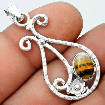 Natural Indonesian Bumble Bee Pendant P-1714 SDP123897