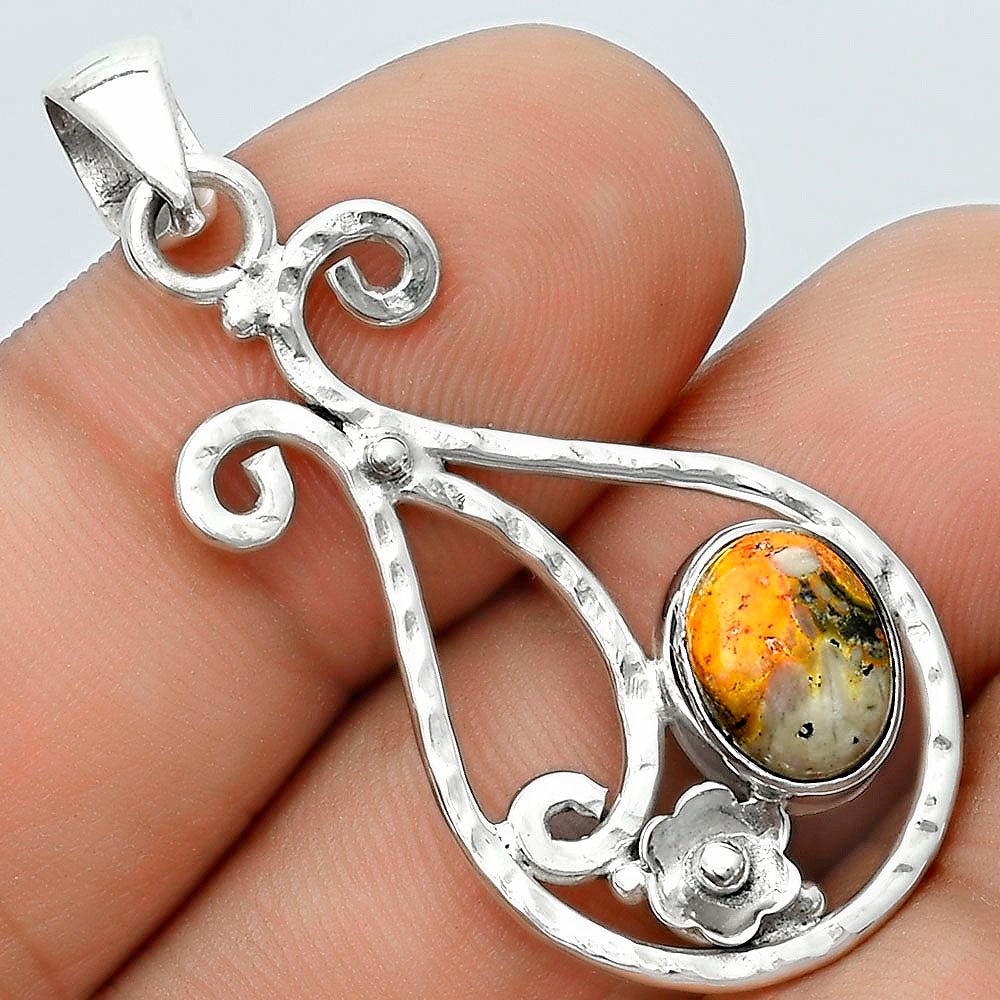 Natural Indonesian Bumble Bee Pendant P-1714 SDP123906