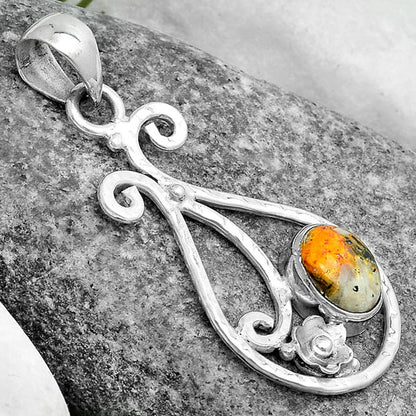 Natural Indonesian Bumble Bee Pendant P-1714 SDP123906