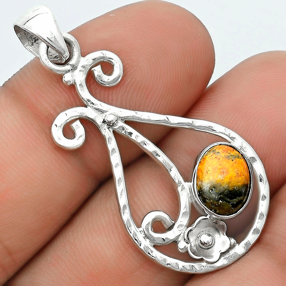 Natural Indonesian Bumble Bee Pendant P-1714 SDP123908
