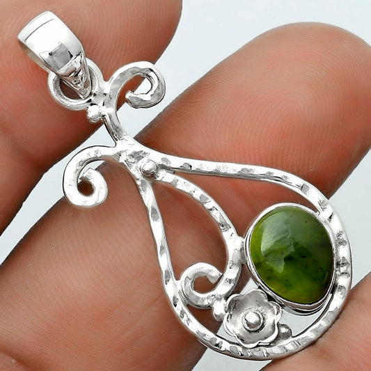 Natural Chrome Chalcedony Pendant P-1714 SDP123912