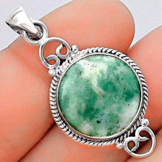 Natural Larsonite Jasper Pendant P-1696 SDP124044