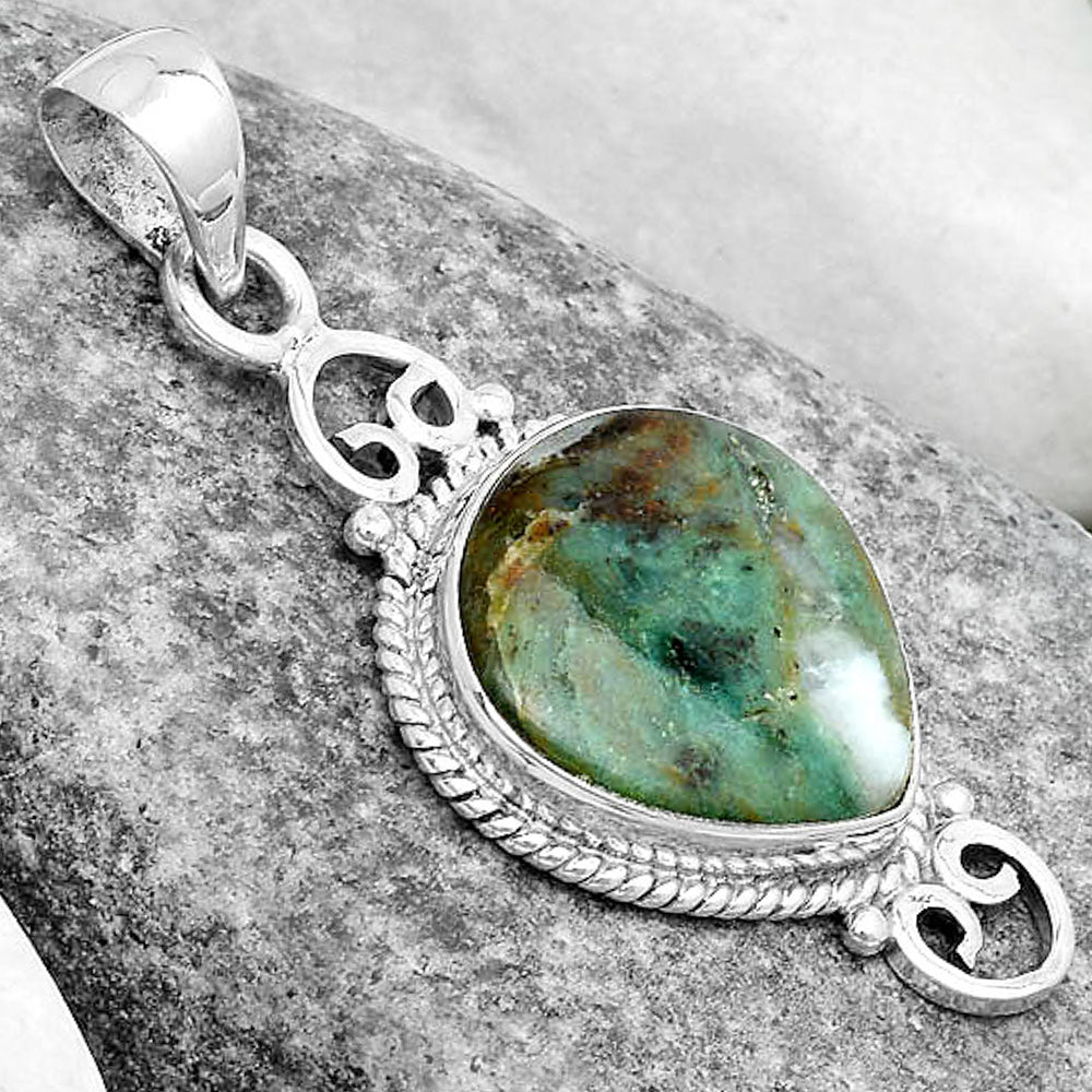 Natural Larsonite Jasper Pendant P-1696 SDP124048