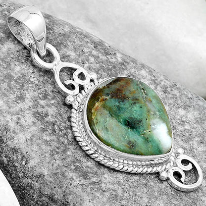 Natural Larsonite Jasper Pendant P-1696 SDP124048