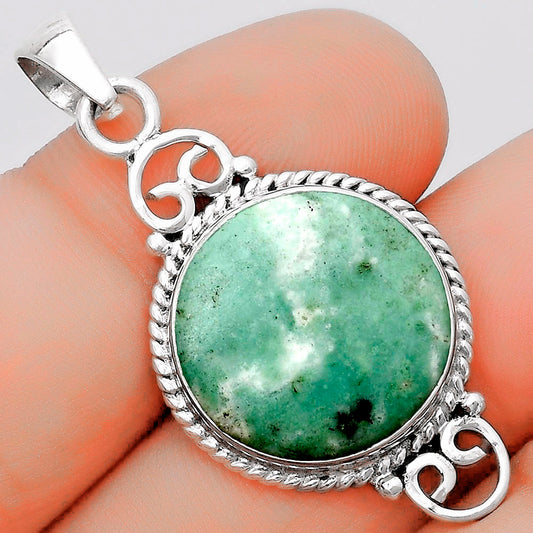 Natural Larsonite Jasper Pendant P-1696 SDP124054