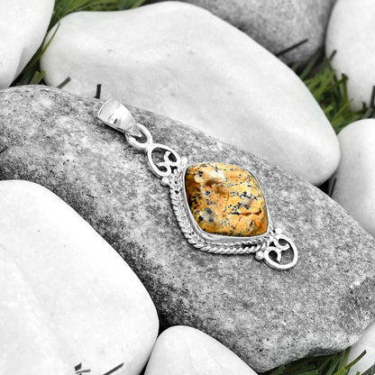 Natural Picture Jasper Pendant P-1696 SDP124069
