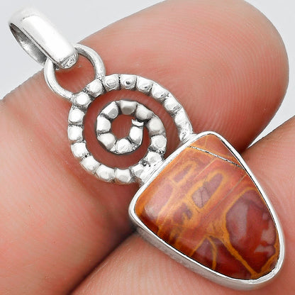 Spiral - Natural Noreena Jasper Pendant P-1650 SDP124108